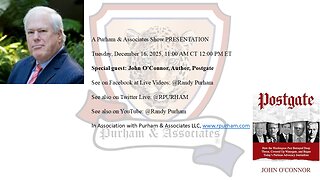 Special guest: John O'Connor, Author, Postgate