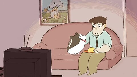 A sensible dog cooks for his owner, a healing animation short film (Who moved my omelette?)
