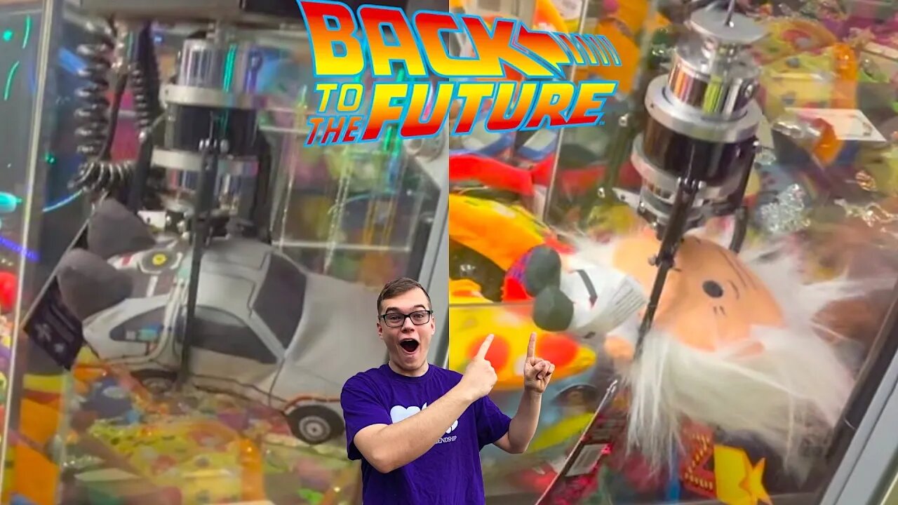 BACK TO THE FUTURE CLAW MACHINE WINS!
