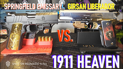 GIRSAN LIBERADOR vs. SPRINGFIELD EMISSARY : 1911s 45ACP AT OUTDOOR RANGE : 1ST TIMERs & US SOLDIER!