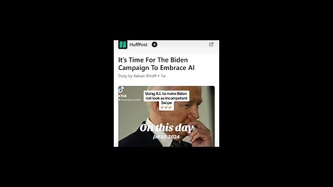 FLASHBACK: Democrats wanted Biden to use Ai to look better on his election campaign…