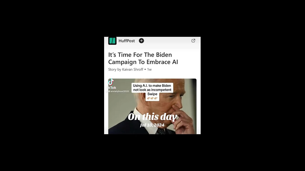 FLASHBACK: Democrats wanted Biden to use Ai to look better on his election campaign…