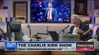 Glenn Beck Places Rush Limbaugh’s Golden Mic in front of Charlie Kirk’s Mic