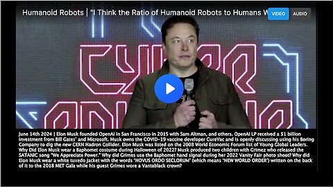 "Elon Musk Predicts Humanoid Robots to Humans Ratio Will Be At Least 2:1"