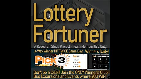 Lottery Fortuner: Virtual Event 7-6-2025
