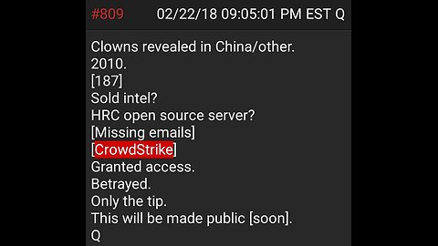 Seth Rich [187] and Julian Assange June ETA(congressional hearing or deposition?)?)