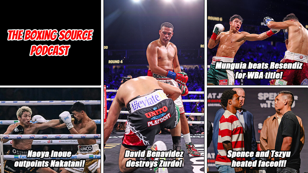 BENAVIDEZ DESTROYS ZURDO! INOUE DEFEATS NAKATANI! MUNGUIA WINS TITLE AT 168! SPENCE AND TSZYU CLASH!