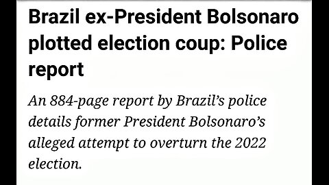 Bolsonaro Obsession, Trump Brazil Coup