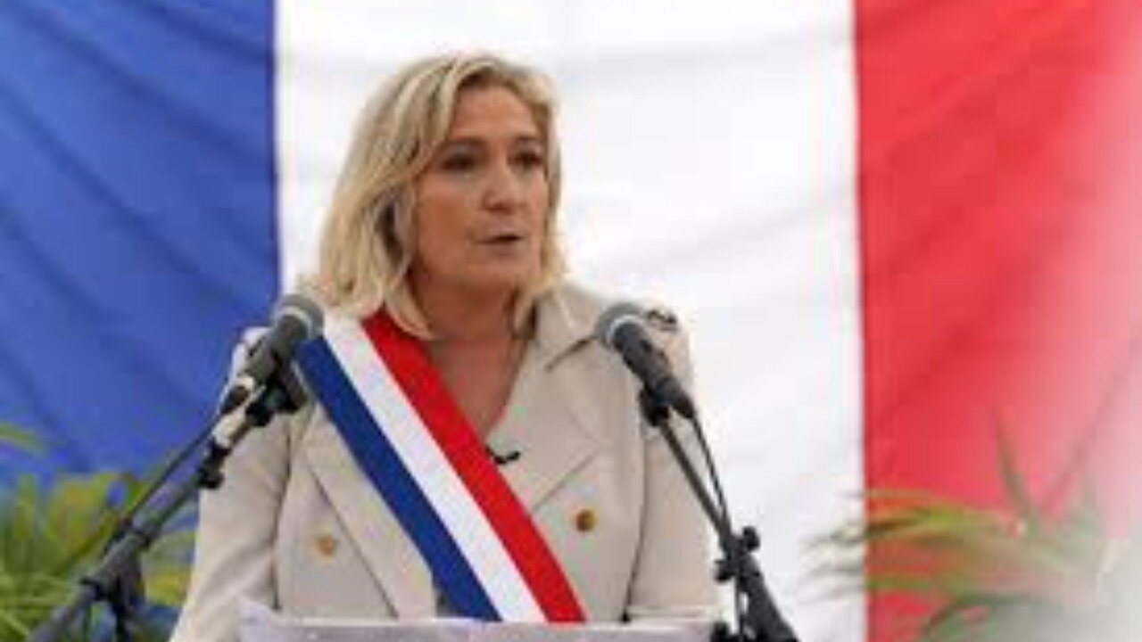 France Election Marine LePen Warning Speech to Elites who have Sued and Smeared Her