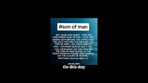 son of man #biblebuild #bibleverse #bibleverseoftheday #bible #christiantiktok