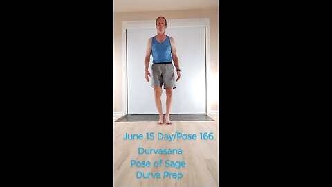 Durvasana / Pose of Sage Durva Prep