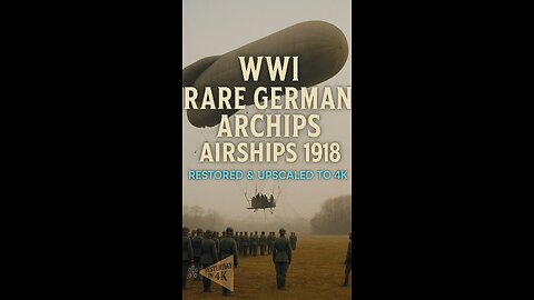 High Above the Front: WW1 German Zeppelin Archive Restored in 4K! 🚁✨