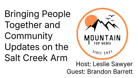 Community Update, Salt Creek Arm Shasta Lake with Brandon Barrett