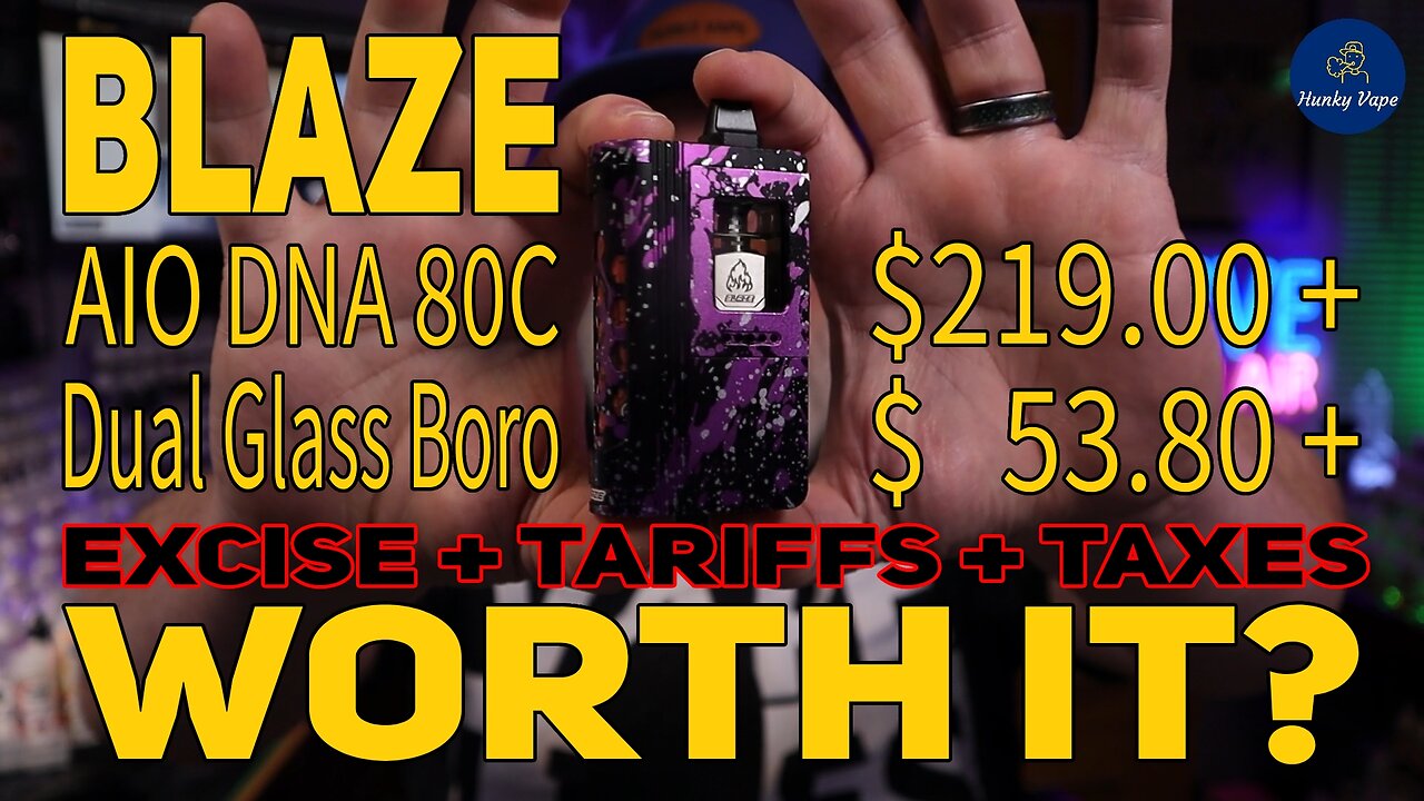 BLAZE AIO with Dual Sliding Glass Boro Unboxing Review
