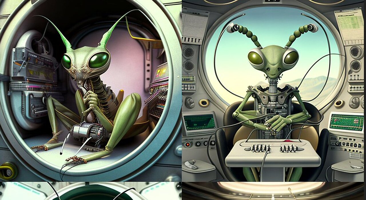 Shrieking Giant-Moth and Ant-People Aliens