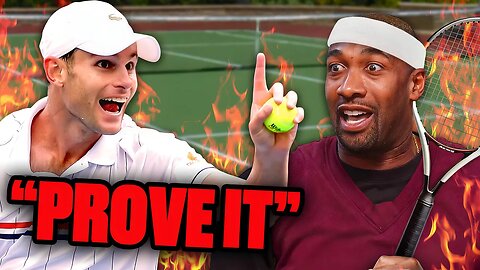 Gil's Arena Gets CHALLENGED To A Hostile Tennis Match