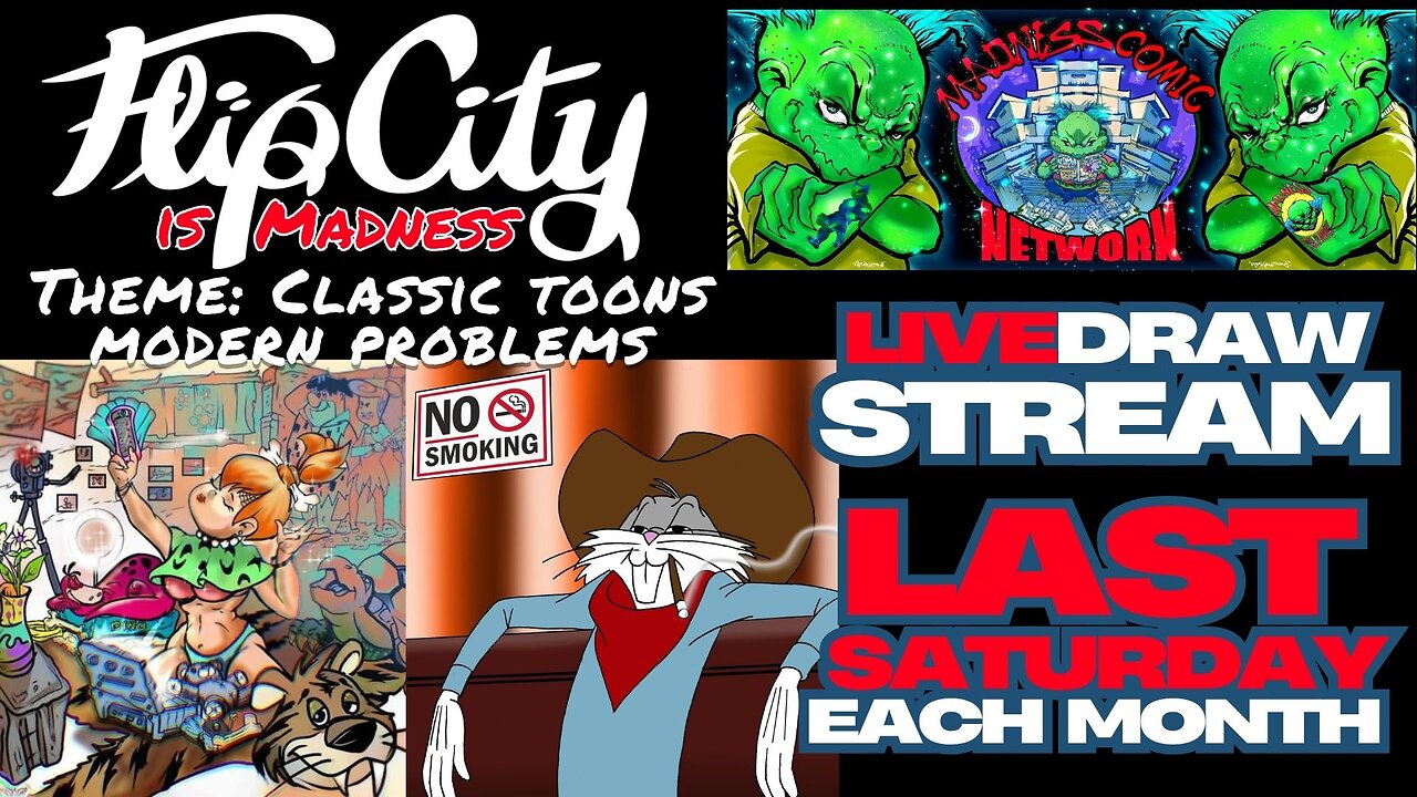 FLIP CITY IS MADNESS LIVE DRAWSTREAM