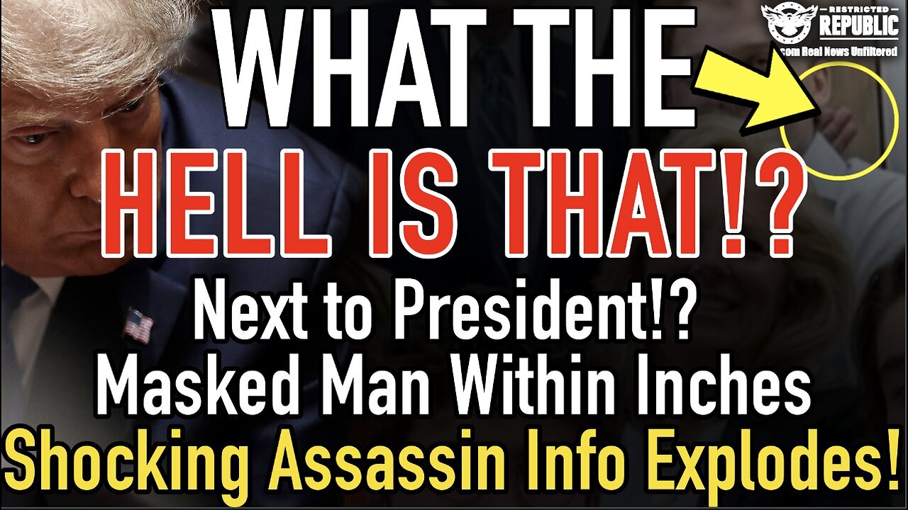 What The Hell is That Next to President | Masked Man Within Inches | Shocking Assassin Info Explodes