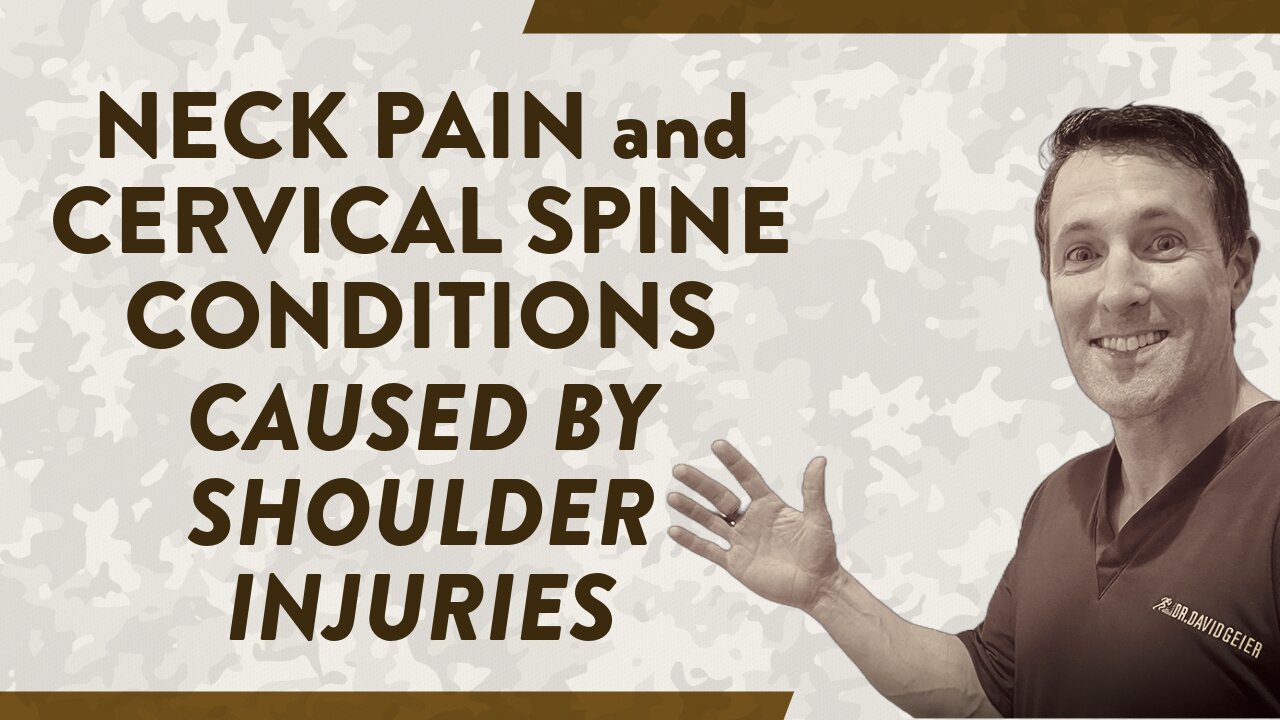 Neck pain and cervical spine conditions caused by shoulder injuries