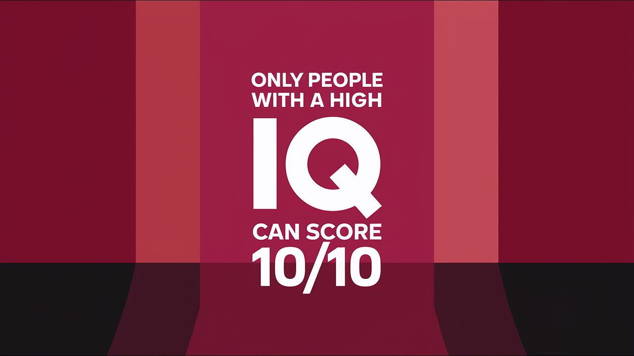 Is your IQ high enough?