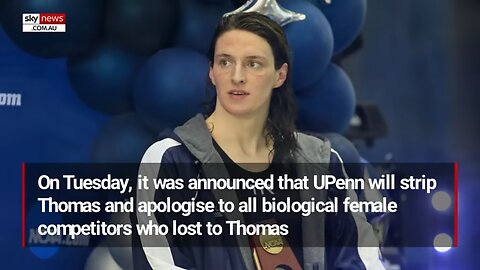 Trans swimmer Lia Thomas stripped of titles after university caves to Trump administration