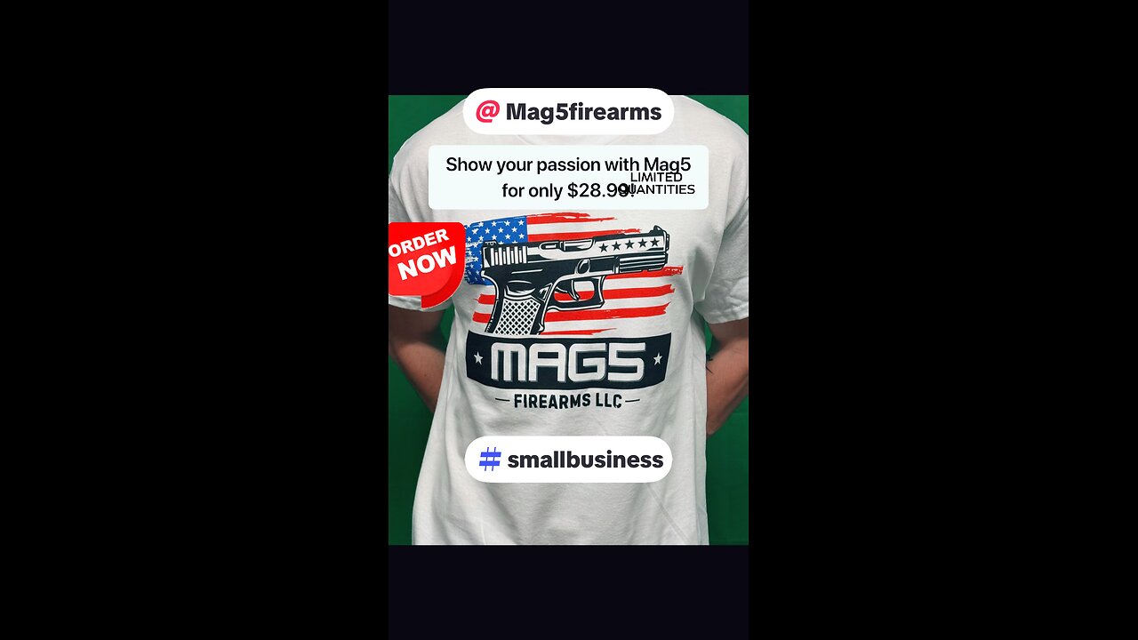 Mag5 Firearms red white and blue edition