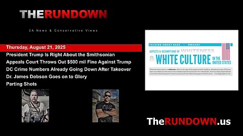 #963 - Trump Says Smithsonian is Racist, Un-American and WAY TOO WOKE. HE'S RIGHT!