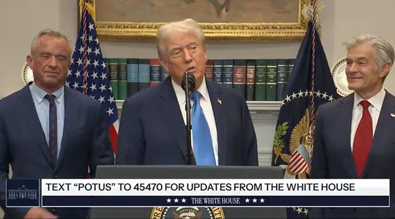FULL COVERAGE: Pres. Trump, RFK Jr, Dr Oz, Make an Announcement on Vaccines & Tylenol