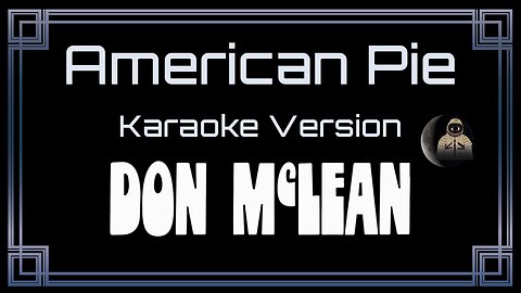 Don McLean - American Pie (CC)