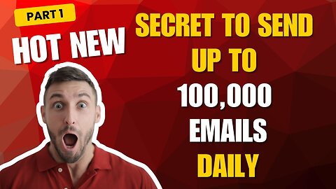The SECRET to Send Up to 100,000 Emails per a day With advanced emailer
