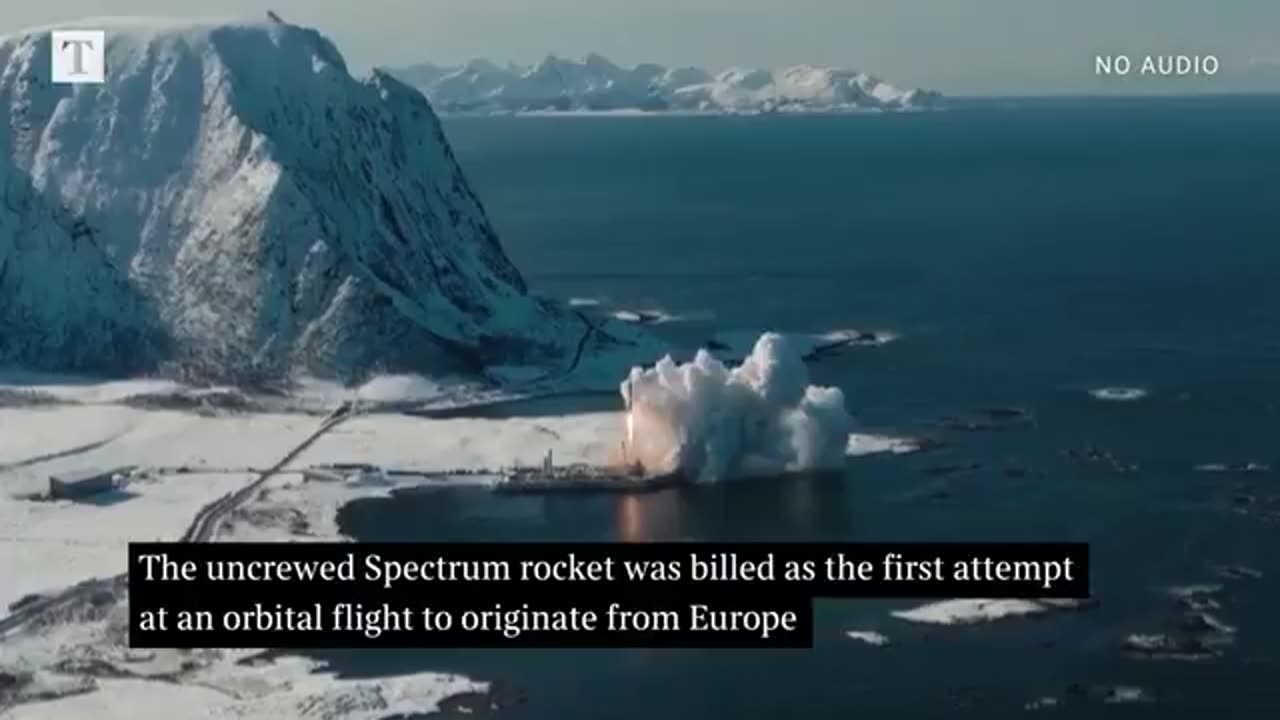 German space rocket explodes seconds after takeoff from Norway