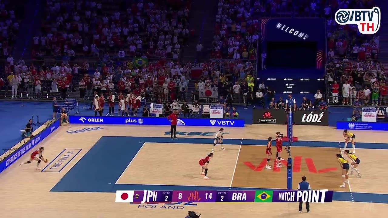 🔴 ถ่ายทอดสด วอลเลย์บอล คู่ที่1 อิตาลี vs โปแลนด์ คู่ที่2 บราซิล หรือ ญี่ปุ่น