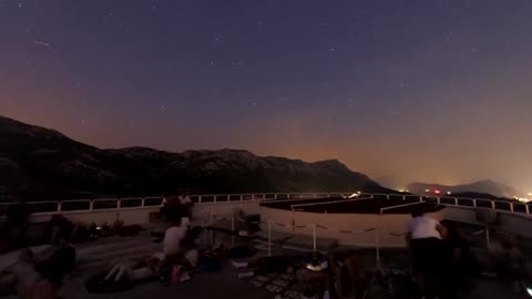 Stargazers watch the Perseid meteor shower across Balkans 08/13