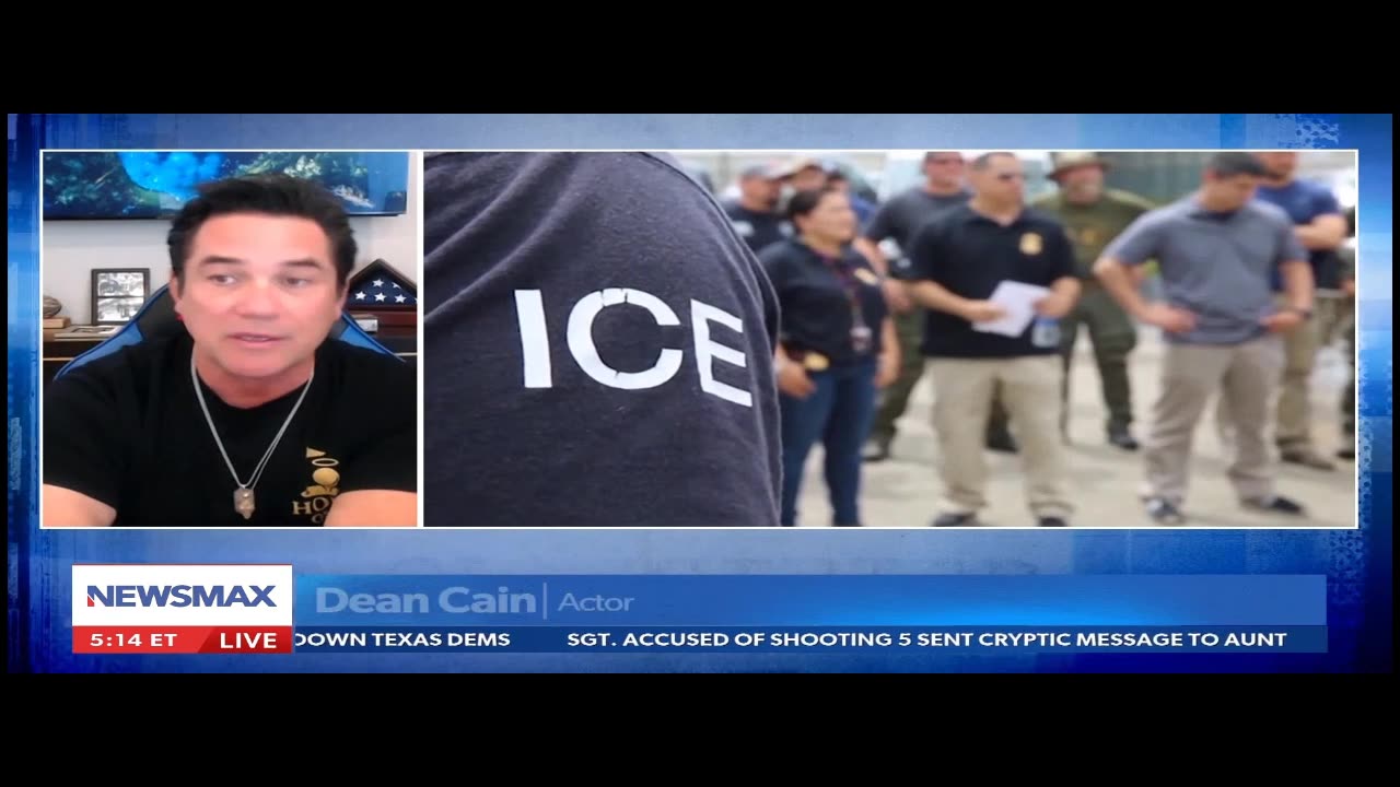 ICE Agents Are 'Keeping Us Safe' - Dean Cain