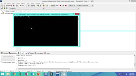 Become a C++ Expert-009 Arithmetic Operators