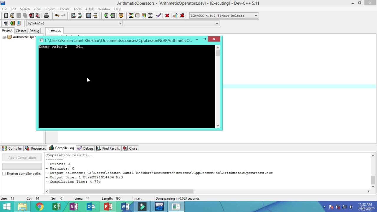 Become a C++ Expert-009 Arithmetic Operators