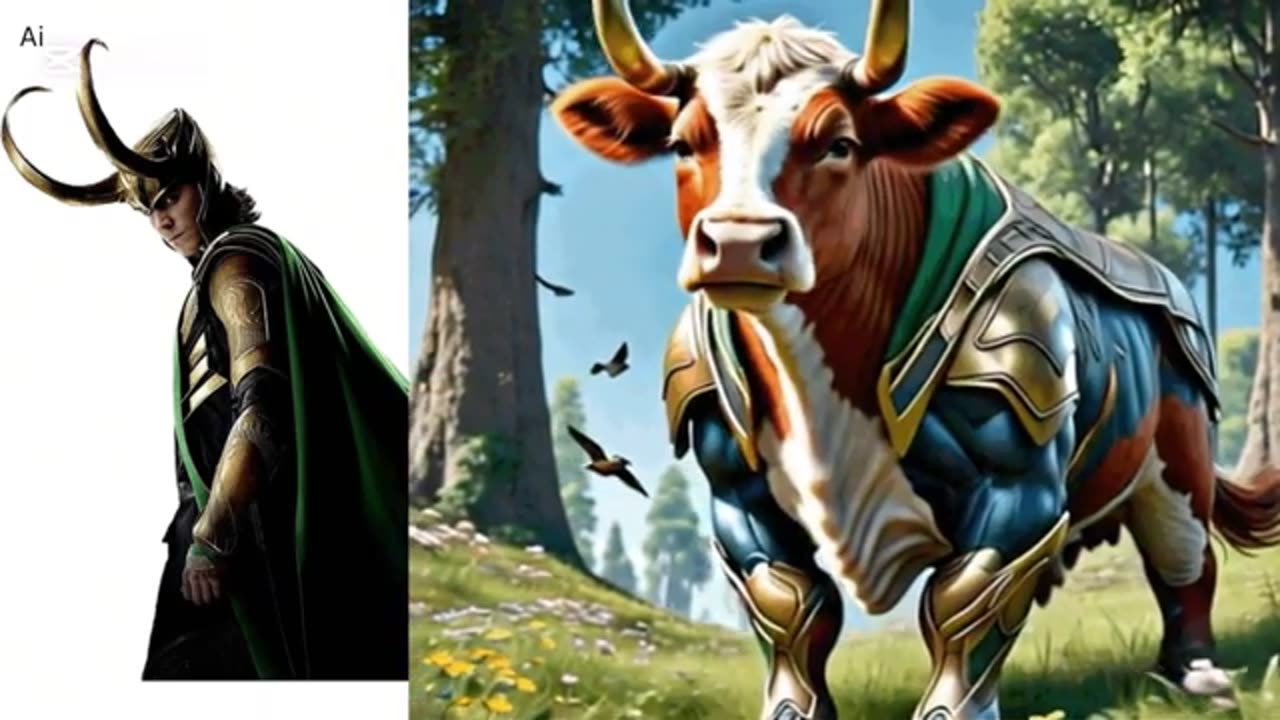 Marvel But HERO BULL 🐮 ALL SUPERHEROES CHARACTERS AVENGERS & DC 🔥