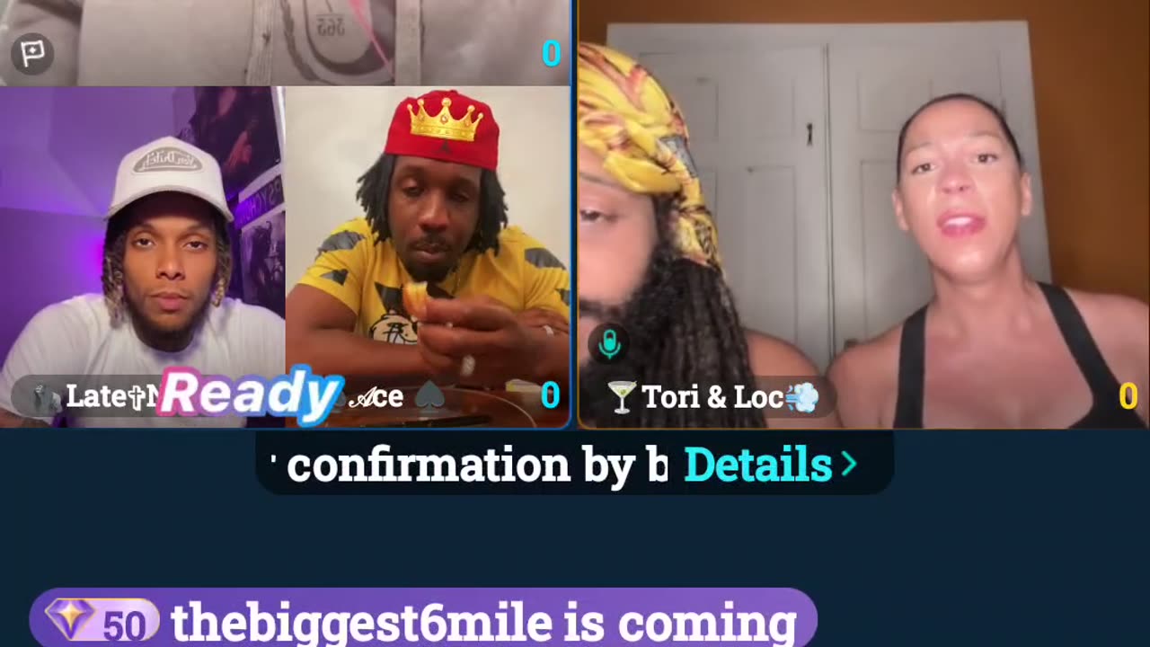 21 WANTS TORI & LOCS TO LEAVE THR