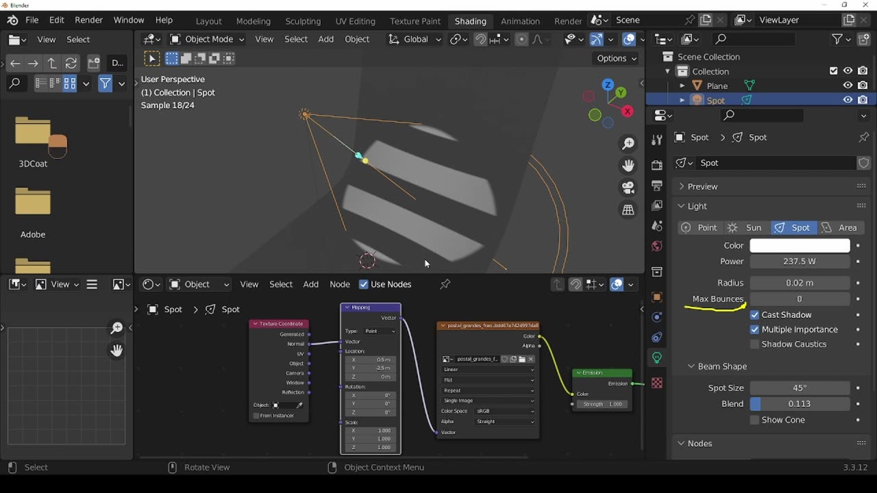 Luces - Proyectar una imagen en una luz