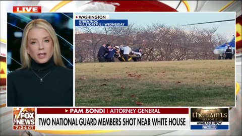 PAM BONDI: "The young woman volunteered to be there on Thanksgiving, working "