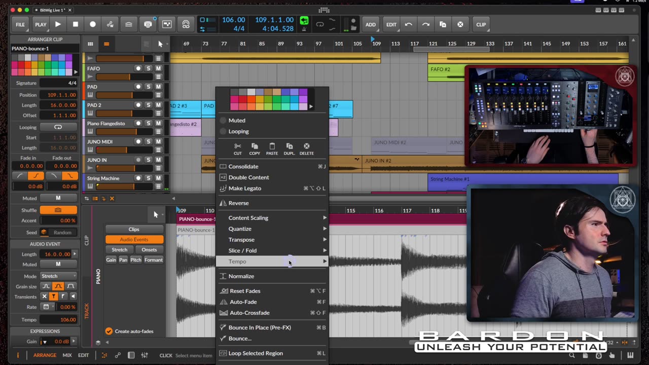 Finishing a Song on Bitwig Studio LIVE PART 2 | Music Production Techniques Breakdown