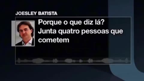 “Nós num vai ser preso” Eu sei, você sabe, a esquerda sabe, ELE ADMITE que é corrupto. Mesmo assim, Joesley Batista vive, negocia, tem lazer e desfruta de toda a liberdade de um cidadão honesto. Esse fato é um resumo do que é o Brasil.