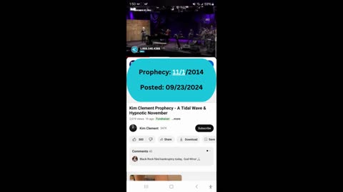 Prophetic Dream and Kim Clement Prophecies Regarding Halloween