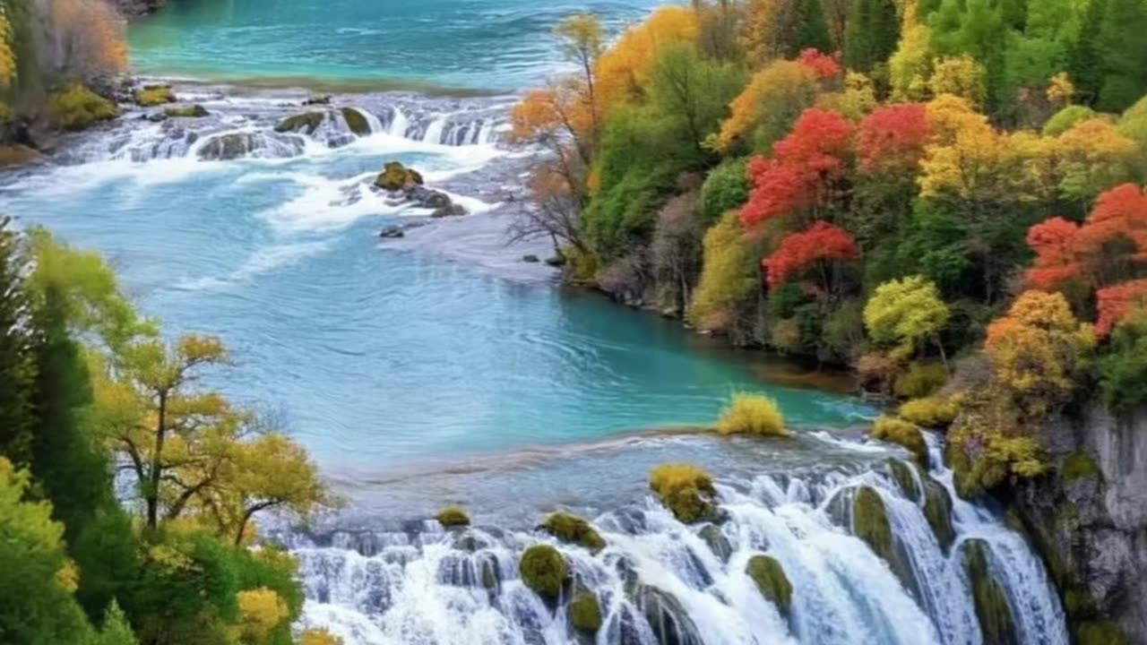 "Where Waterfalls Kiss the Mountains"