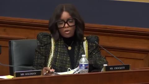 REP. CROCKETT: "I don't know who feels safe in this country except for the white