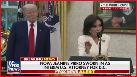 WATCH: Judge Jeanine Pirro Pledges “no more mercy for criminals” in Powerful Swear-In Speech