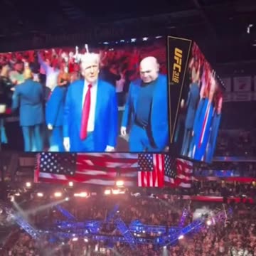 Trump Enters UFC 316 to “USA!” Chants!!!