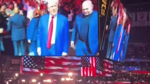 Trump Enters UFC 316 to “USA!” Chants!!!