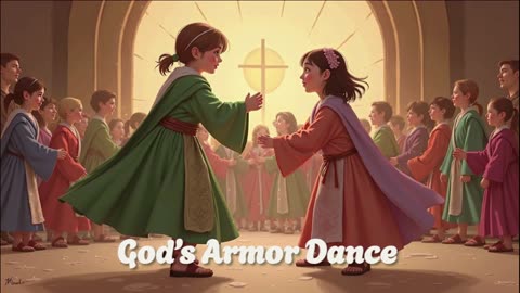 God’s Armor Dance ⚔️ | Armor of God Kids Worship Song | Little Lamb Studios