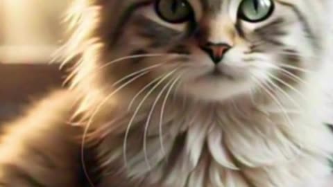 Subtle strokes of feline grace